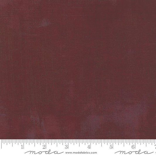 Grunge Basics Burgundy BasicGrey Moda Cotton Fabric MD 30150-297