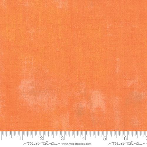 Grunge Basics Clementine Orange BasicGrey Moda Cotton Fabric MD 30150-284