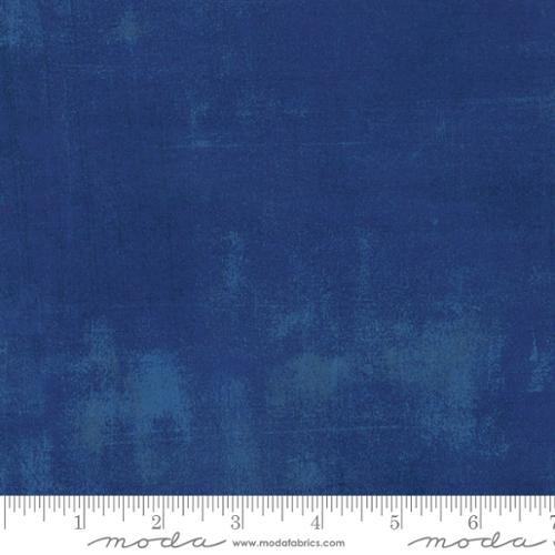 Grunge Basics Cobalt Blue BasicGrey Moda Cotton Fabric MD 30150-223