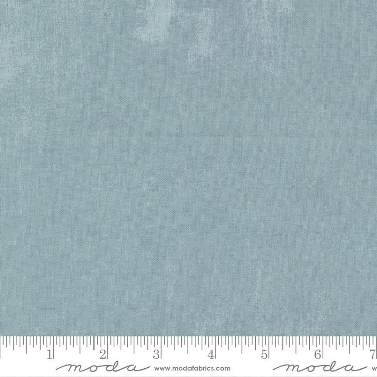 Grunge Basics Composed Blue BasicGrey Moda Cotton Fabric MD-30150-572