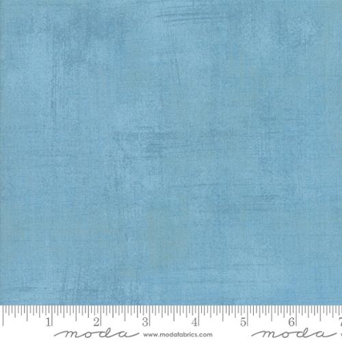 Grunge Basics Crystal Sea Blue BasicGrey Moda Cotton Fabric MD-30150-480