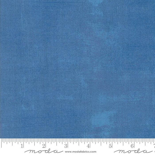 Grunge Basics Delft Blue BasicGrey Moda Cotton Fabric MD 30150-350