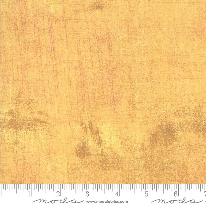 Grunge Basics Elafin Yellow BasicGrey Moda Cotton Fabric MD 30150-115