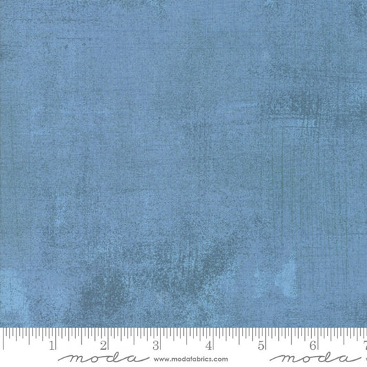 Grunge Basics Faded Denim Blue BasicGrey Moda Cotton Fabric MD-30150-387