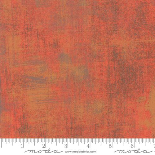 Grunge Basics Fandango Orange BasicGrey Moda Cotton Fabric MD-30150-113