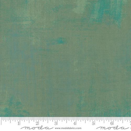 Grunge Basics Flora Green BasicGrey Moda Cotton Fabric MD-30150-491
