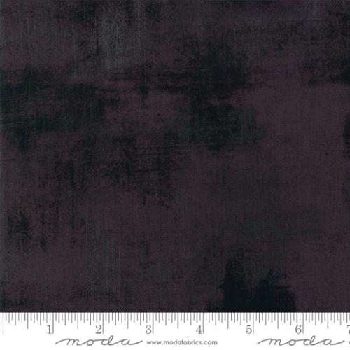 Grunge Basics Iron Black BasicGrey Moda Cotton Fabric MD-30150-438