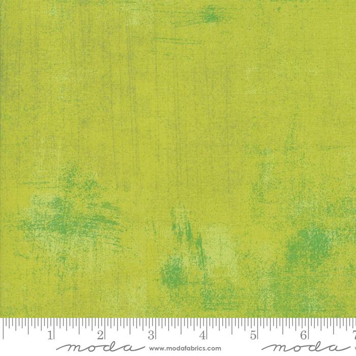 Grunge Basics Lime Punch Green BasicGrey Moda Cotton Fabric MD 30150-412