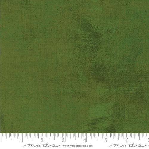 Grunge Basics Olive Branch Green BasicGrey Moda Cotton Fabric MD 30150-345
