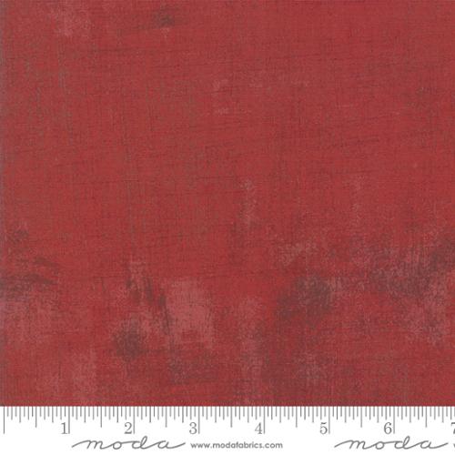 Grunge Basics Romance Red BasicGrey Moda Cotton Fabric MD-30150-74