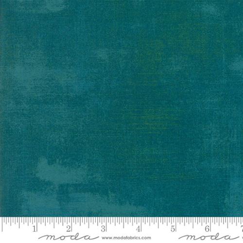 Grunge Basics Saxony Turquoise BasicGrey Moda Cotton Fabric MD 30150-343