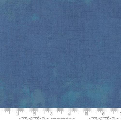 Grunge Basics Sea Blue BasicGrey Moda Cotton Fabric MD 30150-301