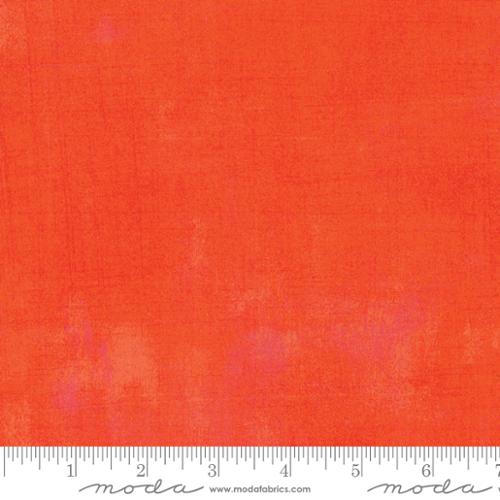 Grunge Basics Tangerine Orange BasicGrey Moda Cotton Fabric MD 30150-263