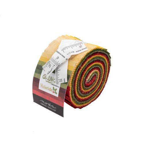 Grunge Yuletide 2.5" Junior Jelly Roll BasicGrey Moda Cotton Fabric MD-30150JJRY