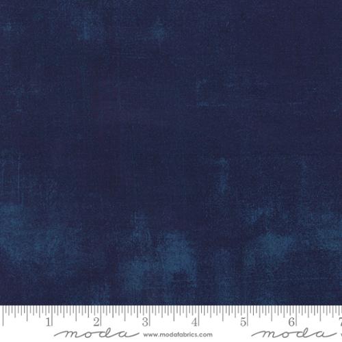 Grunge Basics Navy Blue BasicGrey Moda Fabrics Cotton Fabric MD-30150-225