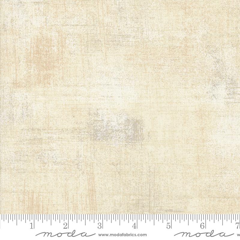 (SOLD PER BOLT) Grunge Basics Shortbread Off White BasicGrey Moda Cotton Fabric MD-30150-583-FB