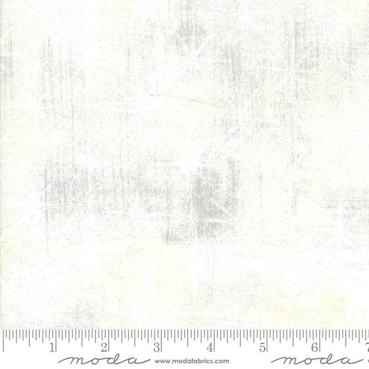 Grunge Seeing Stars Textures Eggshell White BasicGrey Moda Cotton Fabric MD-30148-11