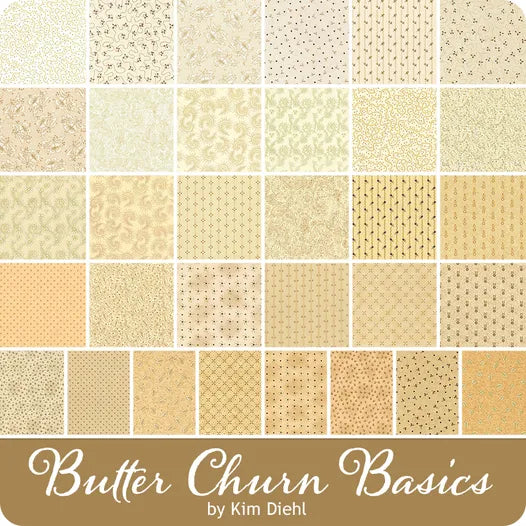 Butter Churn Basics 10" Squares Kim Diehl Henry Glass Cotton Fabrics HG-10x10SQ