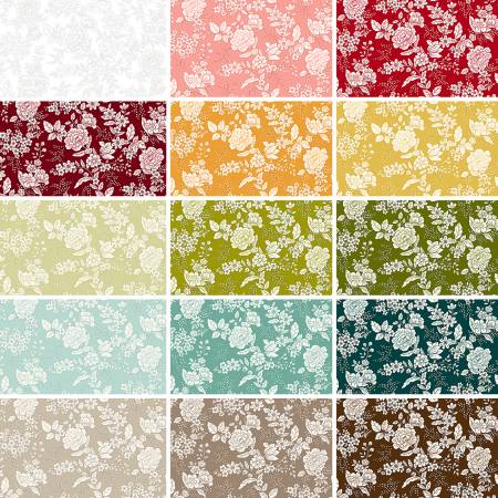 Tranquility 10" Squares Kim Diehl Henry Glass Cotton Fabric HG-FB610HG.TRANQUILITY