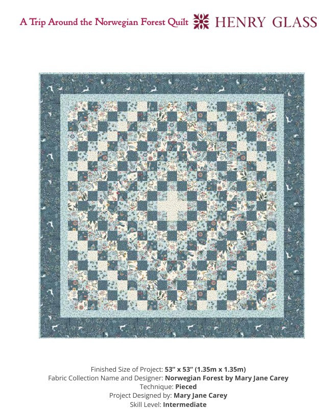 Norwegian Forest A Trip Around the Norwegian Forest Quilt Pattern -FREE PATTERN