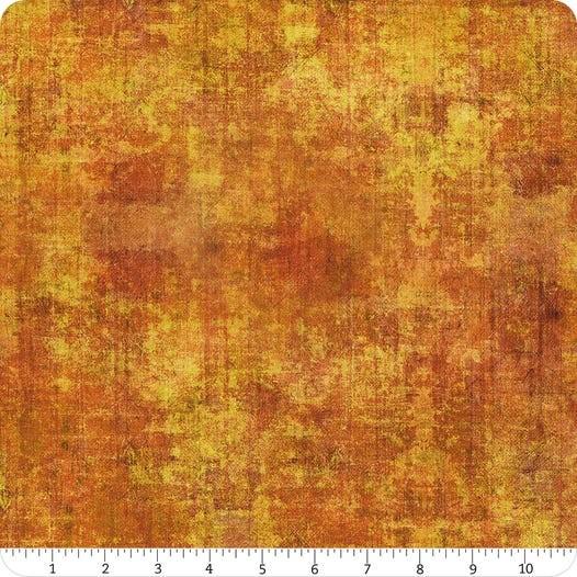 Halcyon Tonal Pumpkin Jason Yenter In The Beginning Cotton Fabric ITB-12HN-20