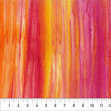 Hand Dye Ombre Stripe Fire Sign Banyan Batiks Northcott Cotton Fabric NC-83580-59