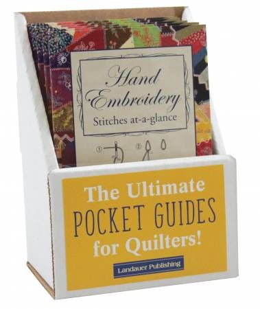Hand Embroidery Stitches At-A-Glance Pocket Guide Displays Janice Vaine Landauer Publishing