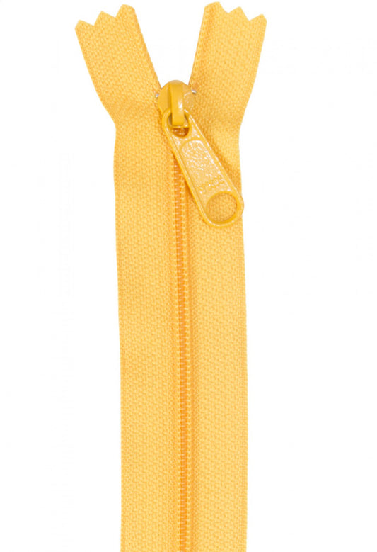 Handbag Zipper Buttercup Yellow 24 inches By Annie's BYA-ZIP24-190