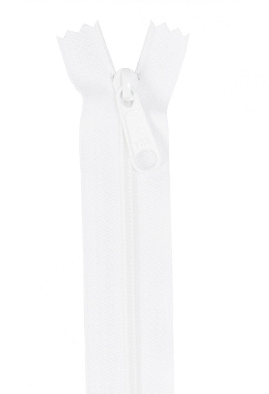 Handbag Zipper White 24 inches By Annie's BYA-ZIP24-100