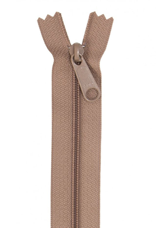 Handbag Zipper 24'' Rock Slide Brown By Annie's BYA-ZIP24-135