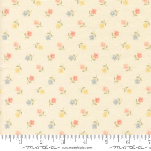 Handmade Sweetness Posies Florals Porcelain My Sew Quilty Life Moda Cotton Fabric MD-31794-11