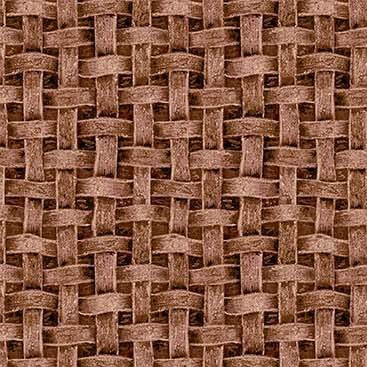 Happy Pie Season Lattice Pie Crust Brown Lily & Val Michael Miller Cotton Fabric MM-DDC11740-BROW-D
