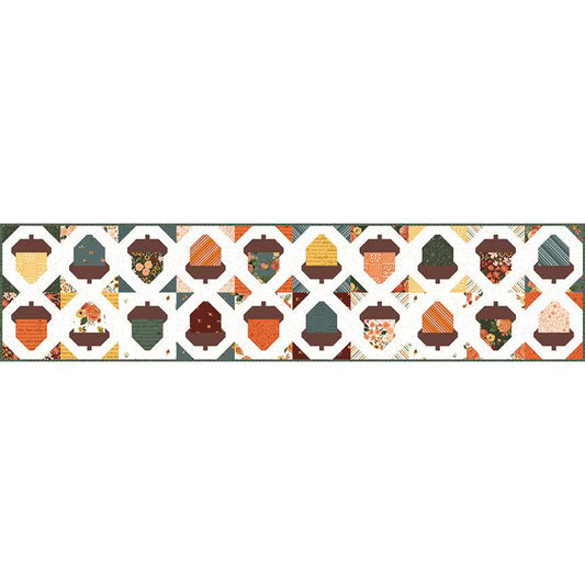 Happy Fall Days Acorn Love Runner Kit Kelsey Carlson Riley Blake Designs RB-KT-16340
