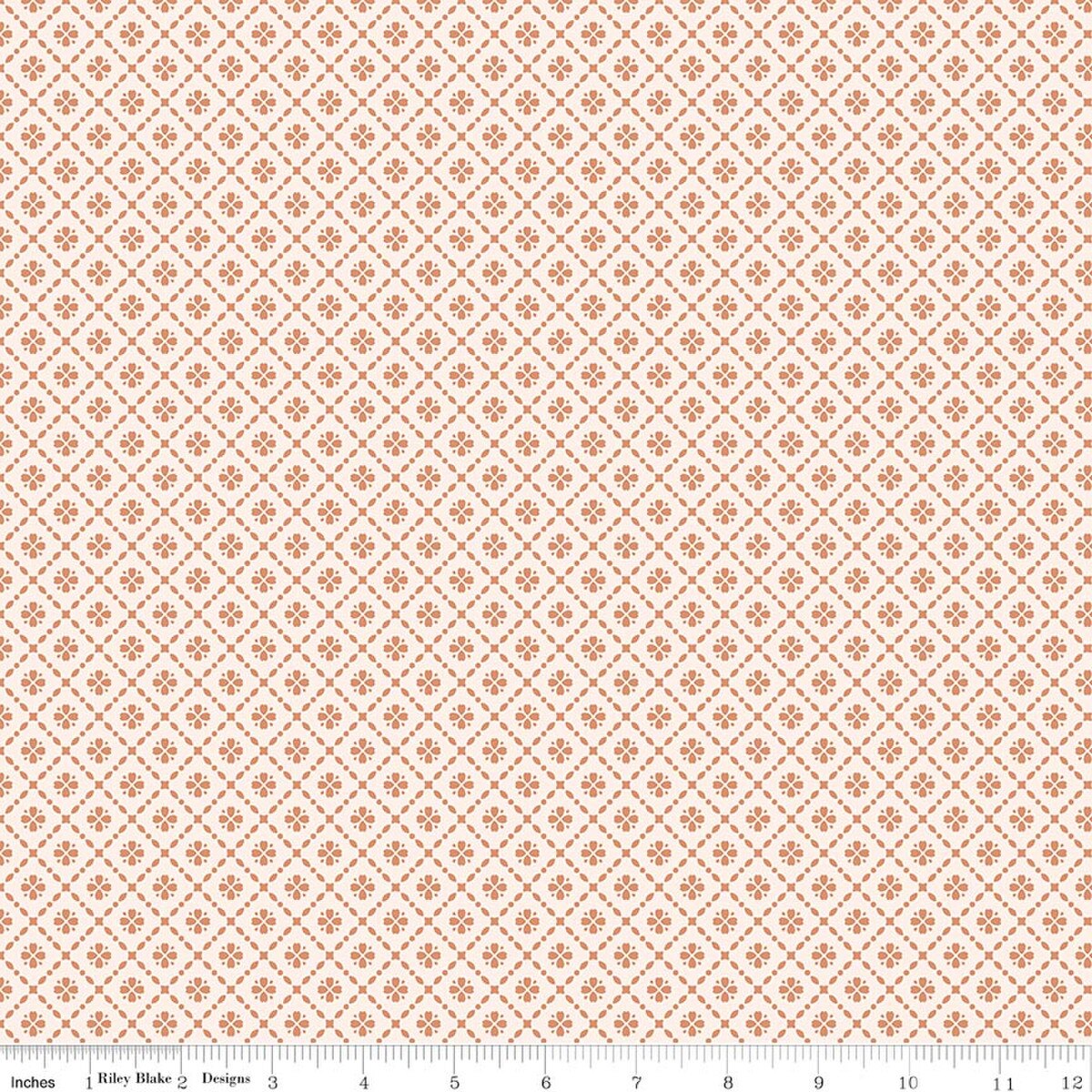 Harvest on the Prairie Floral Geo Suede Beige Modern Prairie Riley Blake Cotton Fabric RB-C18287-SUEDE