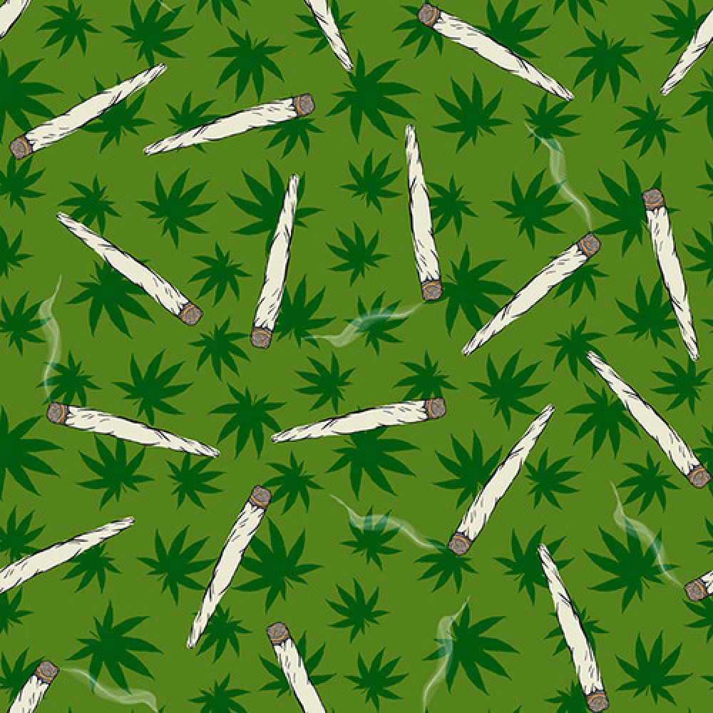 Herban Sprawl Joints Green Blank Quilting Cotton Fabric