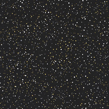 Holiday Charms Allover Dots Black Robert Kaufman Cotton Fabric RK-SRKM-19953-2