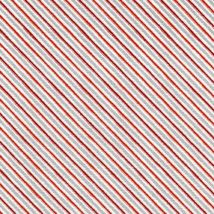 Holiday Charms Stripe Scarlet Red Robert Kaufman Cotton Fabric RK-SRKM-19954-93