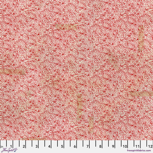 Holiday Past Berry Branch Red Tim Holtz Eclectic Elements Free Spirit Cotton Fabric  FS-PWTH202.RED