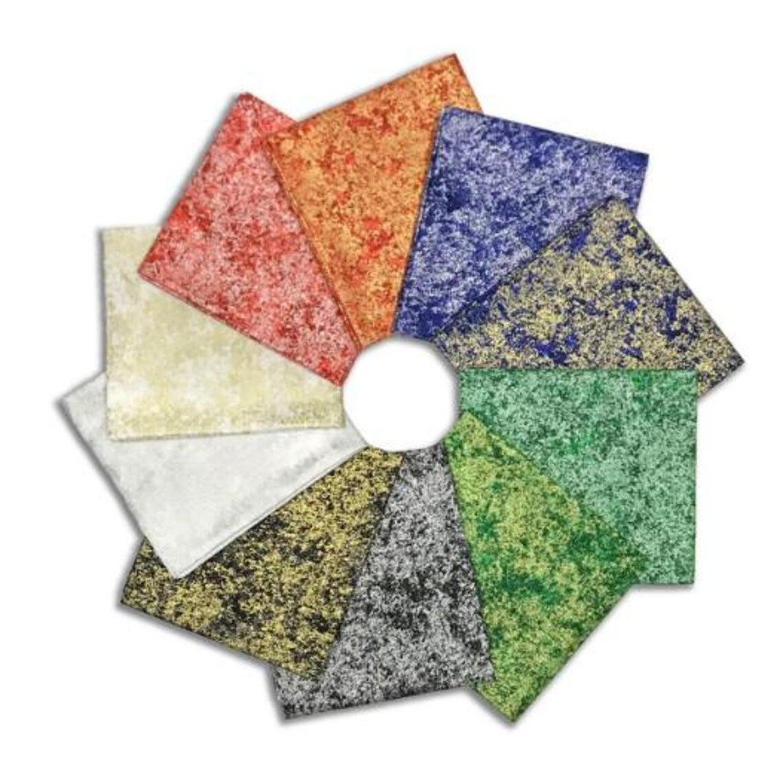 Holiday Splendor Fat Quarter Bundle 18"x21" Patrick Lose Northcott Cotton Fabric NC-FQHOLID10-10