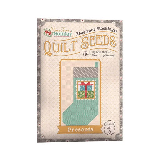Home Town Holiday Quilt Seeds No. 4 Christmas Stocking Presents Quilting Pattern Lori Holt Riley Blake RB-ST-36042