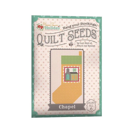 Home Town Holiday Quilt Seeds No. 5 Christmas Stocking Chapel Quilting Pattern Lori Holt Riley Blake RB-ST-36043