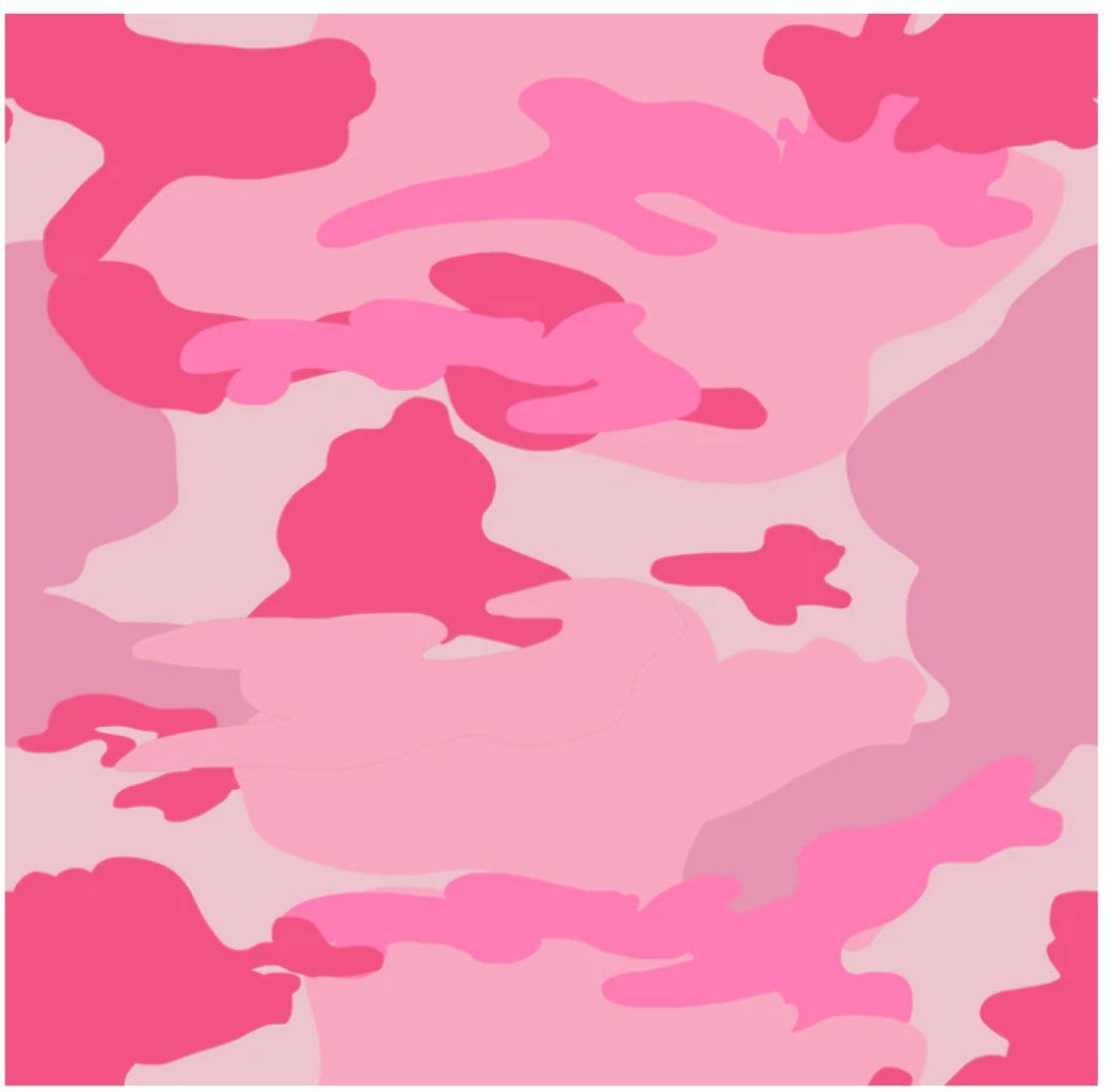 Homefront Girl Military Pink Camo Sykel Cotton Fabric