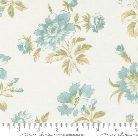 Honeybloom Blooming Florals Flowers Milk Cream 3 Sisters Moda Fabric Cotton Fabric MD-44340-11