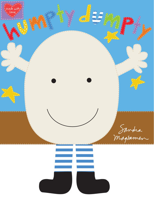 Huggable and Lovable Book Humpty Dumpty Book Panel 36" Multi Studio E Cotton Fabric