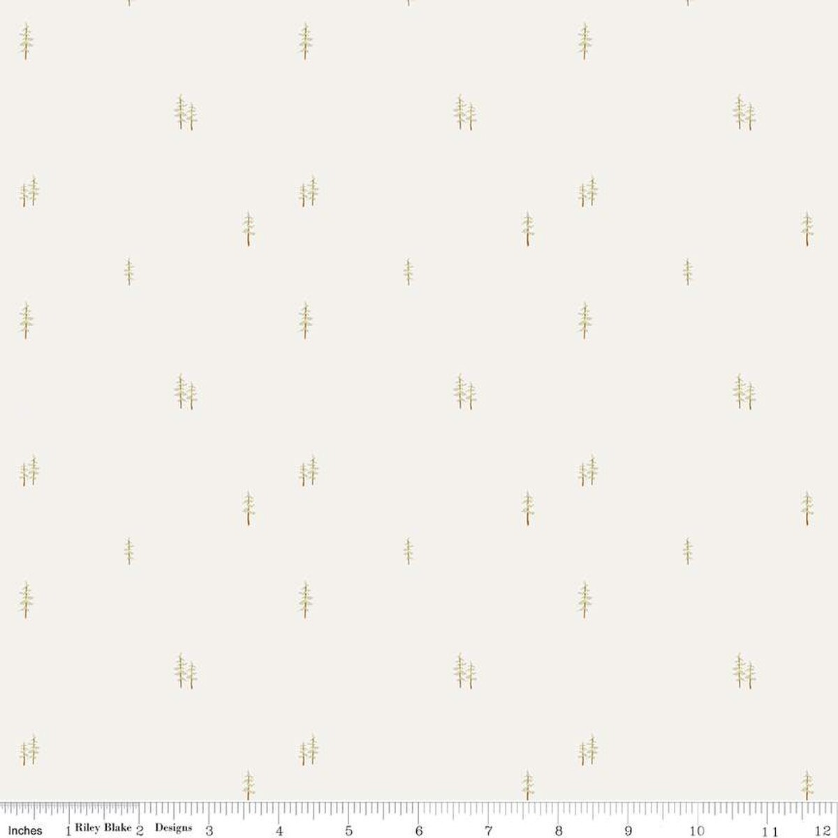 Hush Hush 4 Tree-mendous Cream Amber Elliot Riley Blake Designs Cotton Fabric