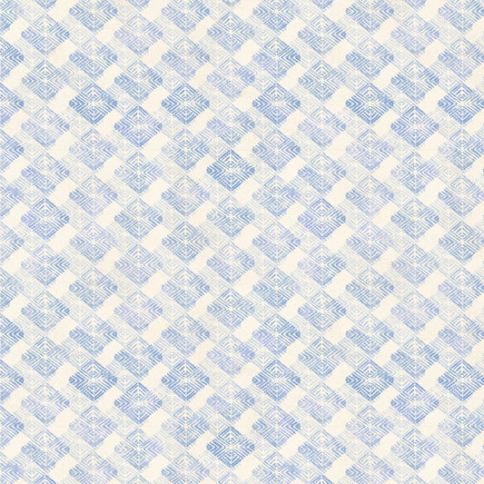 Hydrangea Mist Diamonds Blue Susan Winget Wilmington Prints Cotton Fabric