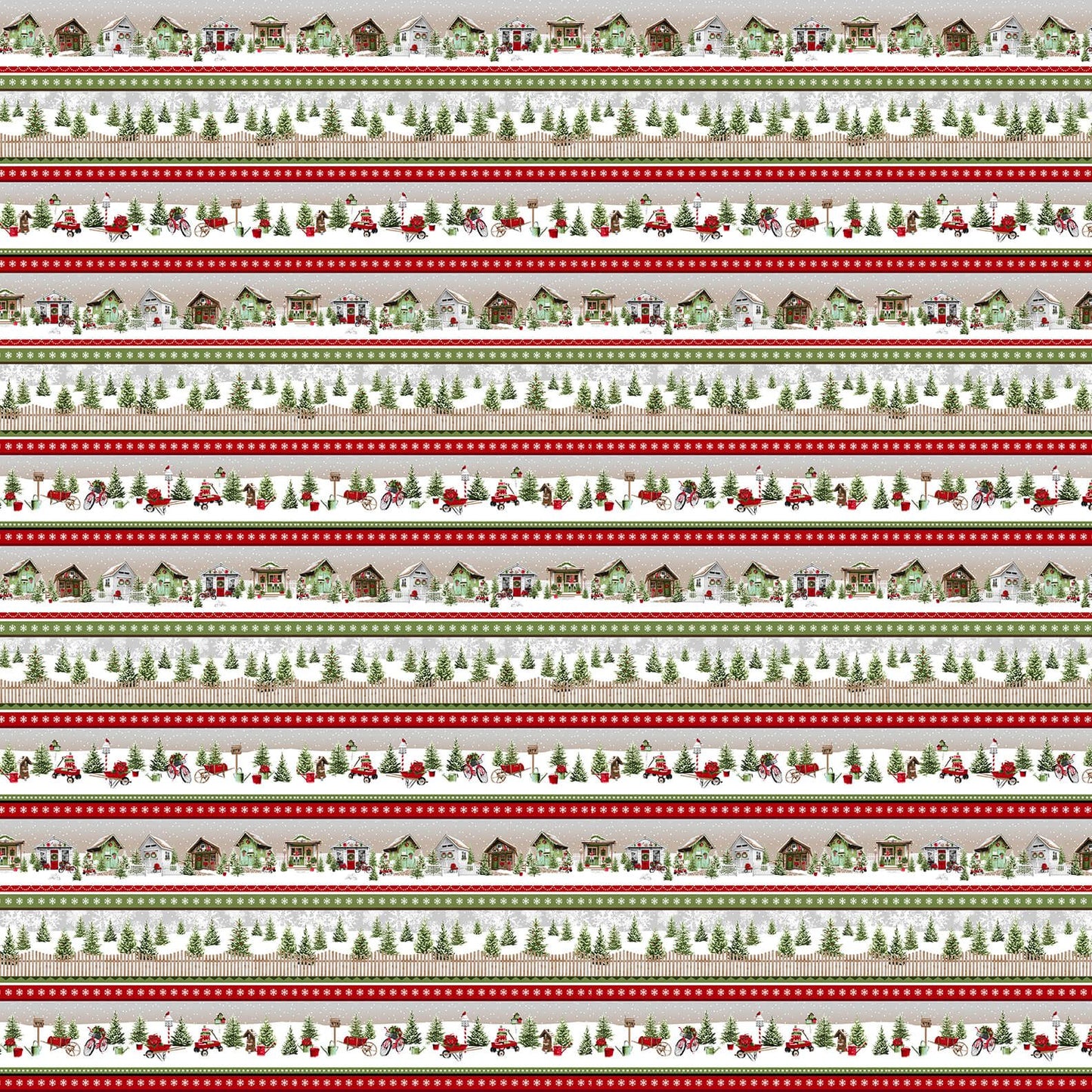 Holiday Happy Place Novelty She Shed Stripe Jan Shade Beach Henry Glass Cotton Fabric