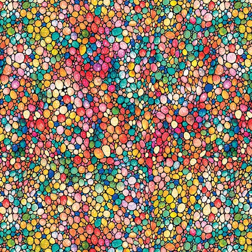 Illuminations Mosaic Stones Multi Peggy Collins Benartex Cotton Fabric BE-16884-99 | US Fabric Shop
