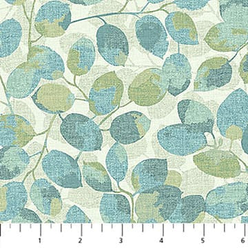 Imprint FLANNEL Small Leaf Toss Beige Multi Northcott Cotton FLANNEL Fabric NC-F29213-12 | US Fabric Shop
