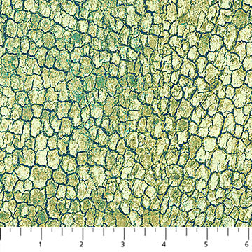 Imprint FLANNEL Tree Bark Texture Light Green Northcott Cotton FLANNEL Fabric NC-F29215-74